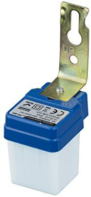 POPP® Electric Sensor de control de luz, Interruptor flujo crepuscular para Uso Externo 6A IP44 5-15lux fotoswitch de carreteras, parques, iluminación calle (1 unidad)