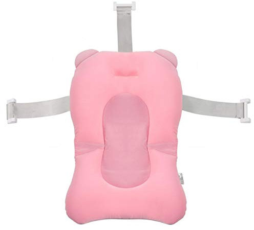 Cojin Bañera Bebe Asiento, sal Baño Silla Recien Nacido Adaptador, Reductor Bañera Bebe? Asiento Antideslizante Recién Nacido, Almohadilla Malla Soporte