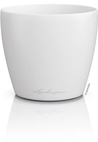 Lechuza Classico Color 12 Deco 16671 Pot de Table Blanc Surface Mate Ø 13 x 12 cm
