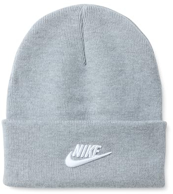 Nike Kinder Peak Tc FUT Beanie, Dk Grey Heather/White, One Size