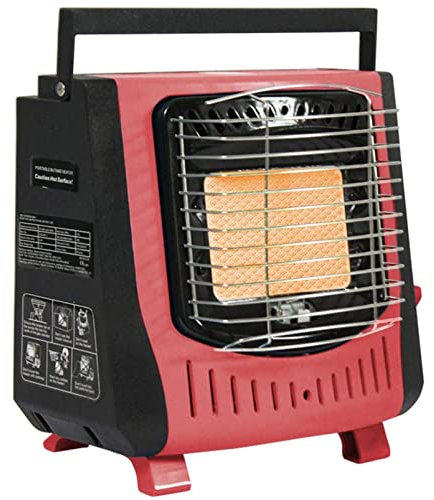 Portable Gas Heater - Indoor-Safe Propane Radiant Heater for Camping, Construction Sites, Workshops & Outdoor Use - Perfect for Terraces and Outdoor Gatherings