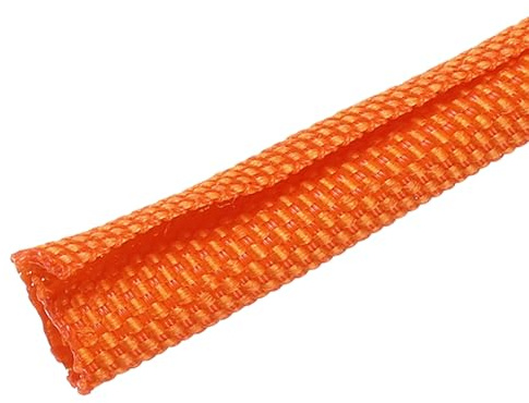 QUARKZMAN Flätad mantel, 30 fot (9 M) – 1/8 tum (3 mm) flätad delbar stickad slang för kabelhantering biltyg för hantering av flera kablar