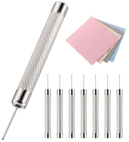 Outus 8 Herramientas de Agujas de Expulsión de Bandeja de Tarjeta SIM con 4 Paño de Limpieza Compatible con iPhone Models, iPads, iPods, Samsung Galaxy Note/S/Edge/J Series, HTC Phone Models