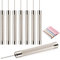 8 Pack SIM Card Ejector SIM Card Removal Tool Tray Ejector Pin Needle with 4 Cleaning Cloth Compatible with iPhone Models, iPads, iPods, Samsung Galaxy Note/S/Edge/J Series, HTC Phone Models