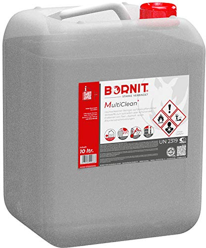 BORNIT MultiClean, 10 Liter Reinigungsmittel & Sprühreiniger mit Sofort-Lösekraft, gegen starke Verschmutzungen in Straßenbau und Industrie