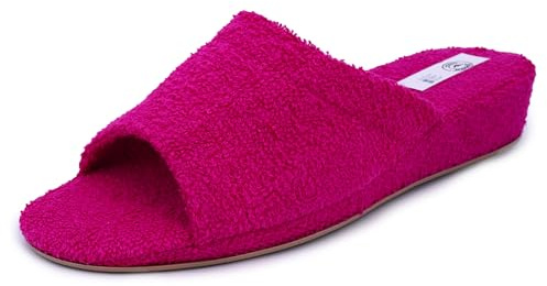 JOMIX Chaussons à Talon Compensé Sandales Compensées Femme Confortable Pantoufles été éponge