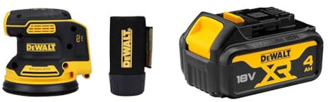 DEWALT DCW210N-XJ Cordless Sander 18V XR Brushless 125mm Bare Unit + DEWALT Battery