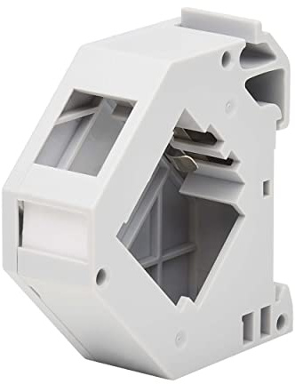 Tripp Lite DIN-Rail Snap-in Keystone Jacks Mounting Enclosure Module Plastic Left Cover & Grounding Contact Spring, Attaches to 35mm DIN Rail, TAA Compliant, Manufacturer's Warranty (N063-001-ENC-K1)