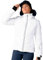 Rossignol Damen Staci Wasserdichte Atmungsaktive Klassische Passform Isolierte Warme Winter Skijacke mit Abnehmbarer Kapuze Weiß