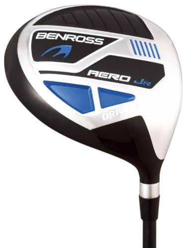 Benross Aero Blue Junior Golf Driver – HL Driver for Kids 55–61 Tall – Lightweight Graphite Shaft, High Loft, Oversized Clubhead – Ideal for Young Golfers Learning the Game