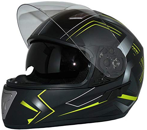protectWEAR Integralhelm mit Sonnenblende H520-Arrow-GB - XS