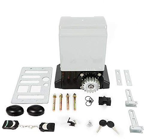 Juego de accionamiento para puertas correderas, 370 W, apertura automática de puertas correderas, hasta 600 kg de peso