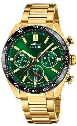 Lotus Uhr Für Herren 18917/5 Chrono Gold Edelstahl Case GoldEdelstahl Band