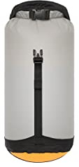 Sea to Summit eVac Ultra-Lightweight Compression Dry Bag, Waterproof Dry Storage, 8 Liter, High Rise Grey