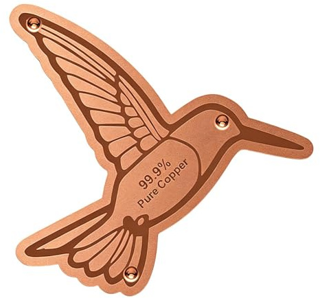Kupfervogel-Reinigungsdisk, tragbar und sicher, Self-Cleaning-Lösung für Vogelschalen, reines Kupferpflegewerkzeug für den Außenbereich, Garten, Vögel, Bäder, langlebig, Wasserreiniger, Ground Ponds