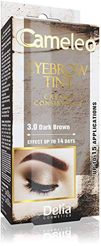 Tinta per sopracciglia Cameleo 3.0, Marrone Scuro. 15 ml. 0% ammoniaca – Senza PPD