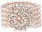 BABEYOND 1920s Armband Perlen Damen Gatsby Kostüm Zubehör Blinkende Kristall Armreif 20er Jahre Accessoires für Damen (Stil 4-Rose Gold)