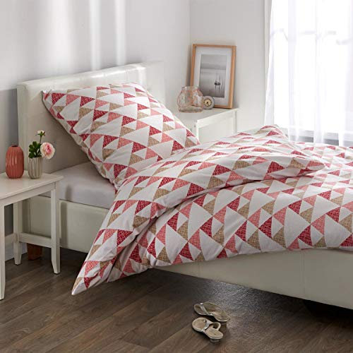 Traumschlaf Frottee Bettwäsche Christin 1 Bettbezug 155 x 220 cm + 1 Kissenbezug 80 x 80 cm