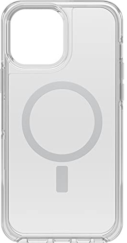 OtterBox Symmetry+ Clear Case for iPhone 13 Pro Max/iPhone 12 Pro Max for MagSafe, Shockproof, Drop proof, Protective Thin Case, 3x Tested to Military Standard, Antimicrobial Protection, Clear