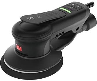 3M Xtract Electric Random Orbital Sander, 88853, 150 mm, Central Vacuum, 5 mm Orbit, 110V, Plug Type EN60309