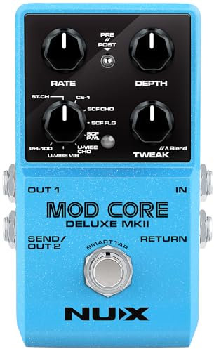 NU-X | Mod Core Deluxe mkII Pedal mit neuen Effektmodellen, Signal- und Routing-Optionen