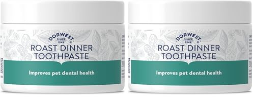 DORWEST HERBS Roast Dinner Toothpaste for Dogs & Cats 200g (Pack of 2)
