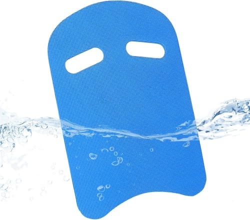 Planche de natation unisexe en mousse de qualité supérieure, imperméable, avec poignées, pour exercices, bleu