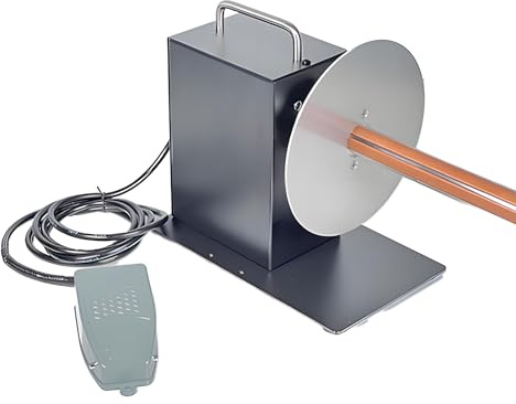 Materialupprullning för tapeter och tyger, 400 varv/min hastighet, 40/60/90 cm storlek, 175 mm skivdiameter, perfekt för plast, flockning och koppling