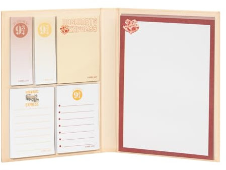 Grupo Erik Notizblock Block Buch Harry Potter Gleis 9 3/4 Notizzettel Block für To Do Liste Einkaufszettel oder Einkaufsliste - Offizieller Harry Potter Fanartikel Gerschenke