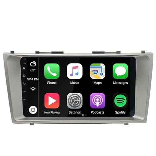 JINFOLI LJDA Android 10.0 2 Din Autoradio, for Toyota, Camry 2007 2008 2009 Lettore multimediale for auto Stereo Auto Audio GPS DVD Video WIFI IPS Impianto audio stereo per auto(2GB 32GB WIFI)