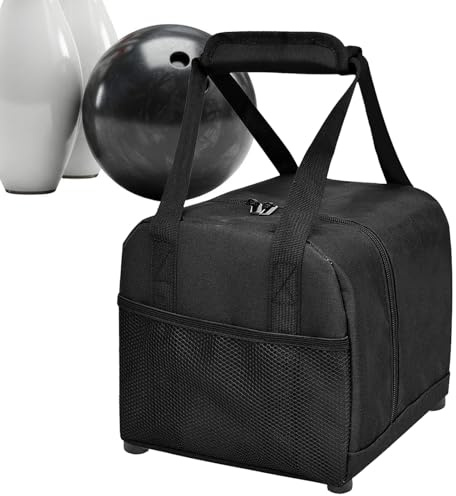 Borsa da bowling, borsa da bowling con supporto imbottito | Con tasche laterali in rete portatile per riporre attrezzature da viaggio, chiavi, asciugamano, bottiglia d'acqua