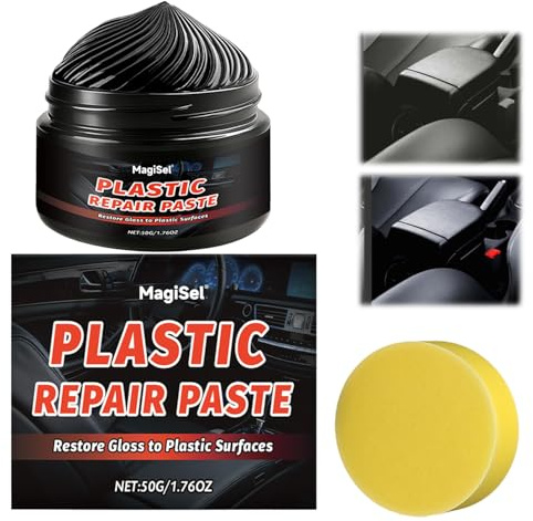 Bil interiör rengöringskräm, plast vård kräm för fordonets interiör, bil plastdelar renovering plast förnyande vård balsam, rengör försiktigt fläckar i fordonets interiör, 50 g