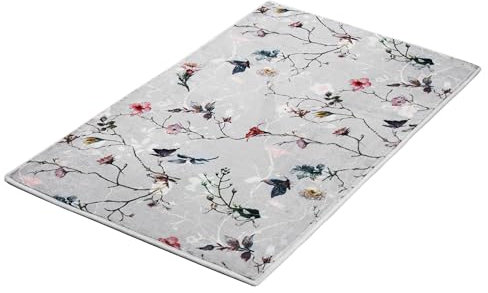 Kleine Wolke Badteppich Flores, Farbe: Multicolor, Material: 100% Polyester, Größe: 70x120 cm