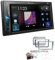 Pioneer DMH-A3300DAB 2-DIN Autoradio kompatibel mit Bluetooth Digitalradio DAB+ WebLink Spotify USB passend für Opel Tigra Twintop 2004-2009 matt-Chrome