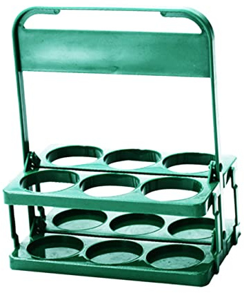 Cabilock Folding Beer Basket for Wine Bottle Holder Beer Organizer for Home Bar Ktv Party Use