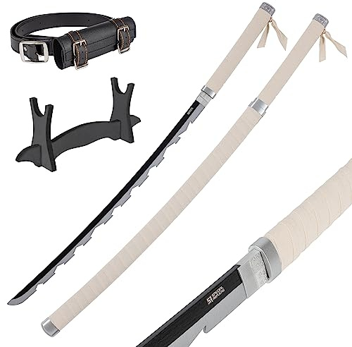 57 SPECIAL REPLICAS Bambou Anime Katana Cosplay Épée 105 cm 41 Pouces Hashira Piliers Protagoniste, Une Variété de Styles (Inosuke Hashibira's JT10659)