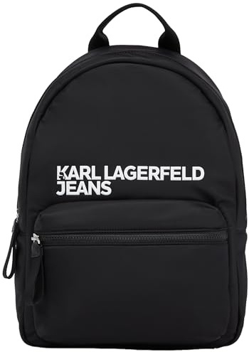 Karl Lagerfeld Jeans, Damen, Essential Nylon Rucksack, Schwarz, One Size