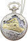Chronograph Herrenuhren Vintage Dampfzug Antike Kette Quarz Lokomotive Anhänger Taschenuhr Taschenuhr Zug Design Damen Sportuhr Elastisches Armband (White-3, One Size)