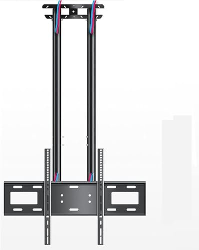 LwsCUiH Brazo del Monitor Soporte de Montaje en Techo for TV, Soporte de TV con inclinación Ajustable for Pantalla Plana con CD de 37-80' y televisores curvos