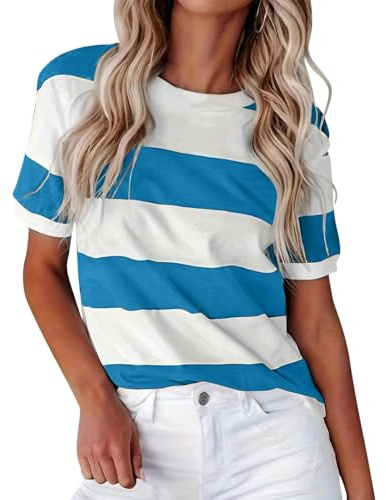 Cocila Blusa Cotone Donna in Saldo Blusa Grigia Donna Elegante Magliette Cotone Basic Maglietta Maniche Corte Maglie Larghe Camicia Cerimonia Beige Maglia Oro in Saldo Camicetta Raso Offerta con