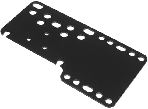 Gatuida Placa Adaptadora para Simulador de Conducción Multifuncional con Múltiples Orificios Compatible con Accesorios de Freno de Mano para Simuladores de Carreras Montaje Versátil y