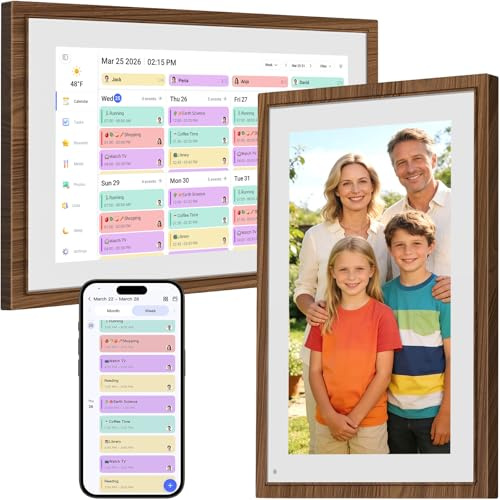 Smart Digital Calendar,10.1 HD Touchscreen Interactive for Family Schedule