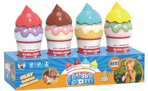 Set De Pompas – Pack De 4 Botellas Antifugas con Forma Ďe | Juguetes Đe Burbujas Portátiles para Bebés & Niños | Diversión Exterior & Interior para Jardín, Playa &