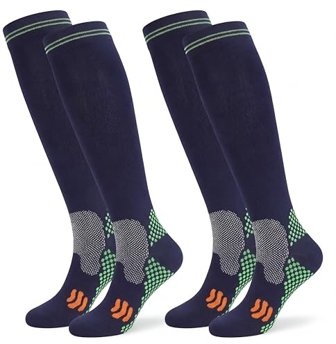 Compression Socks 20-30 mmHg,With Plus Size(S/M-7XL),Best for Men & Women Athletics, Running, Flight Travel, Support