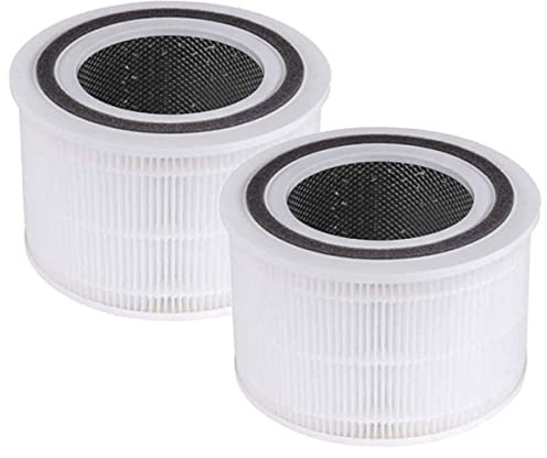 WuYan Core 300 filtro di ricambio compatibile con LEVOIT Core 300 e Core 300S, filtri purificatore d'aria, Core 300-RF, confezione da 2, bianco
