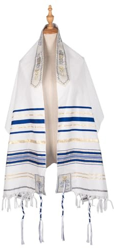 Oración bufanda religiosa chal chal de oración oración de la mañana árabe israelí talit chal ropa hombres y mujeres niños adultos de mediana edad y ancianos verano invierno primavera otoño adoración j