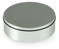 Pro-Ject Record Puck S, elegant plattvikt i aluminium för att minska oönskade resonanser (silver)