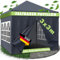 CAPRITENT® Pavillon 3x3 – Wasserdicht, Stabil und Wetterfest – Hochwertiger Faltpavillon 3x3 mit 4 Seitenwänden & Tür – Ideal als Partyzelt, Gartenpavillon oder Campingzelt – Einfacher Pop-up Aufbau