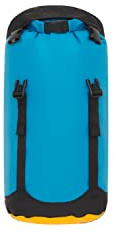 Sea to Summit eVac Compression Dry Bag, Waterproof Compression Sack, 8 Liter, Turkish Tile Blue