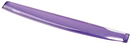 Fellowes Repose poignet pour clavier Gel Crystal - Violet - 48x57 cm - 91437